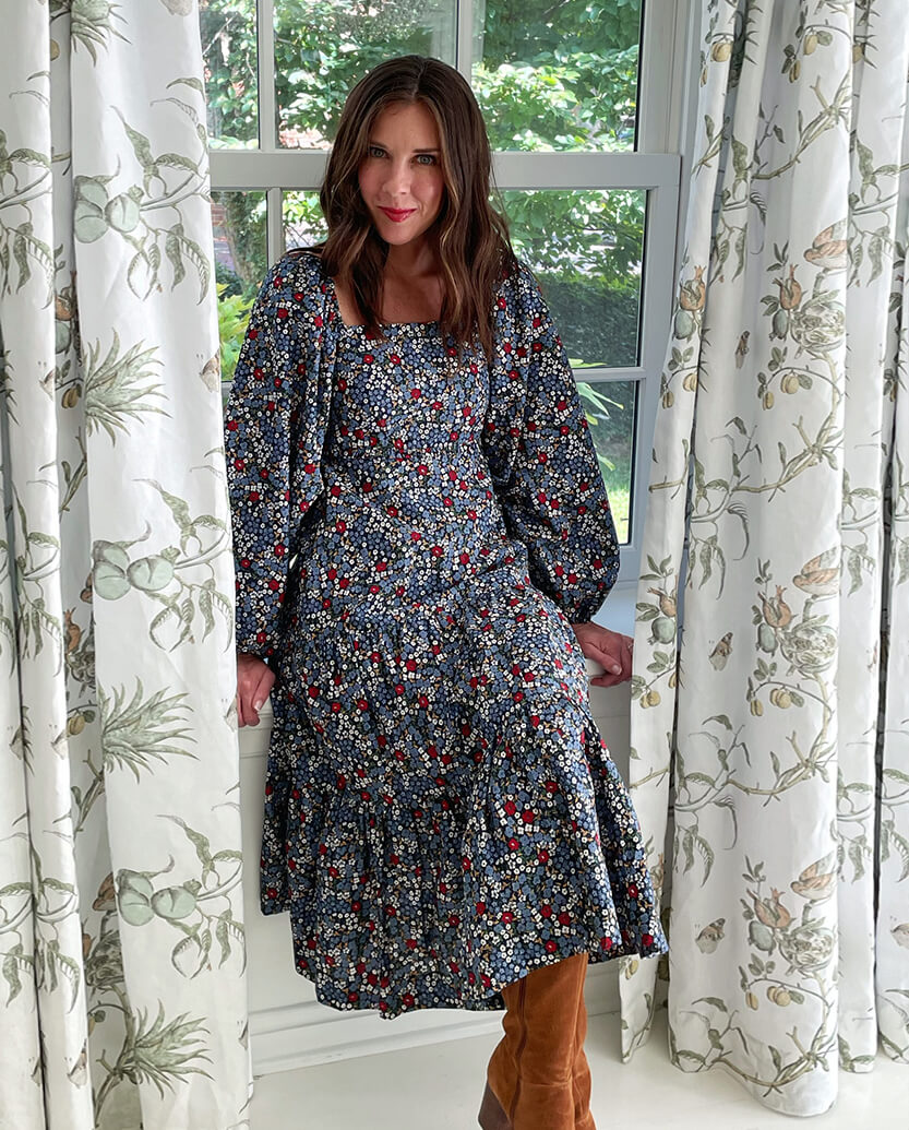 The Tiered Puff Sleeve Dress - Main