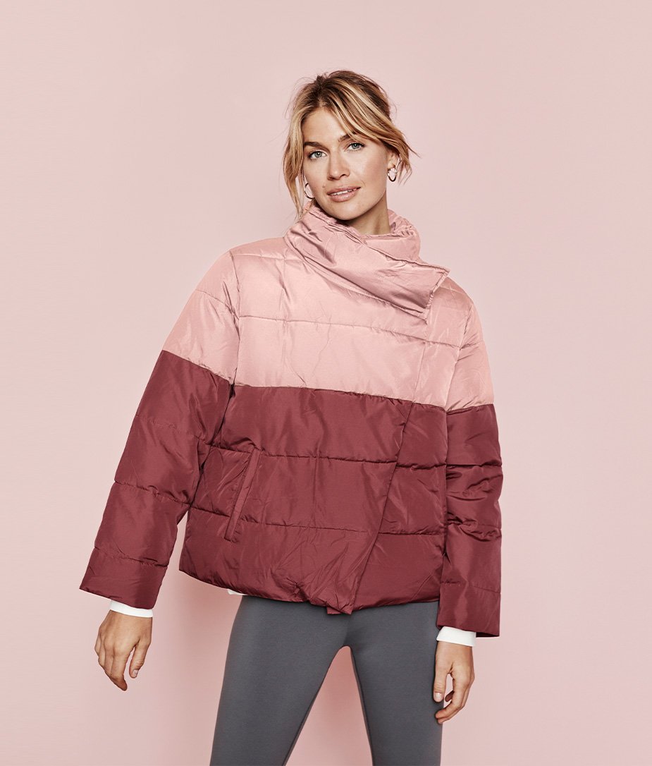 The Colorblock Eco Puffer Jacket - Main