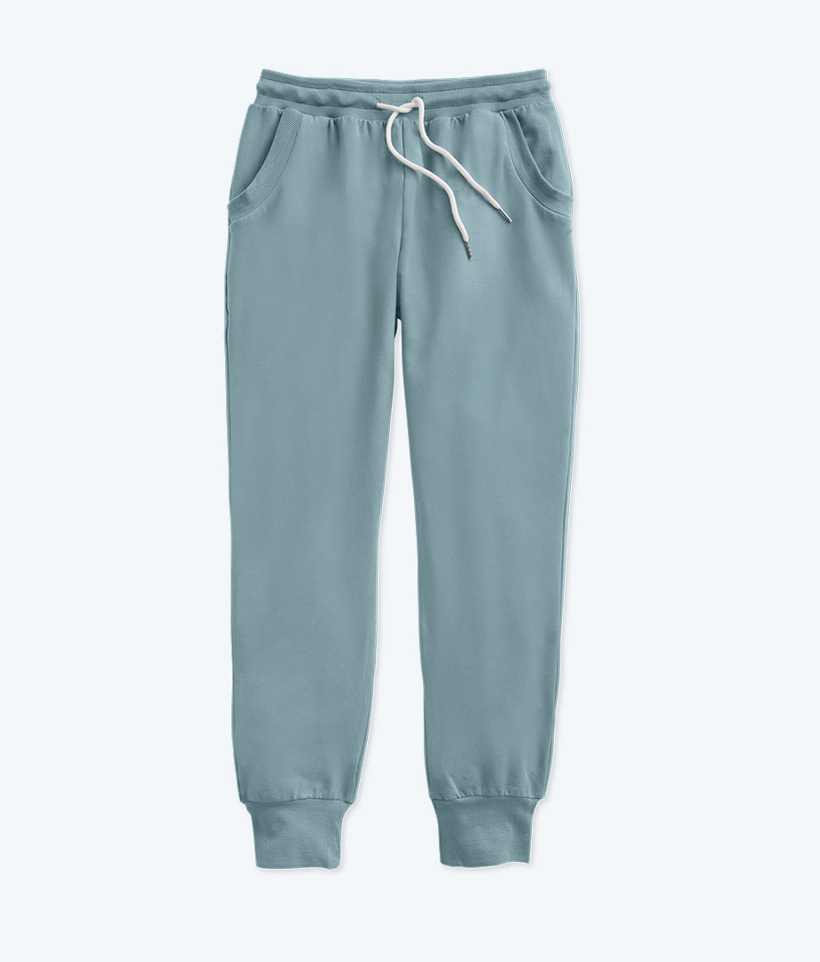 The Softest French Terry Jogger - Seaspray