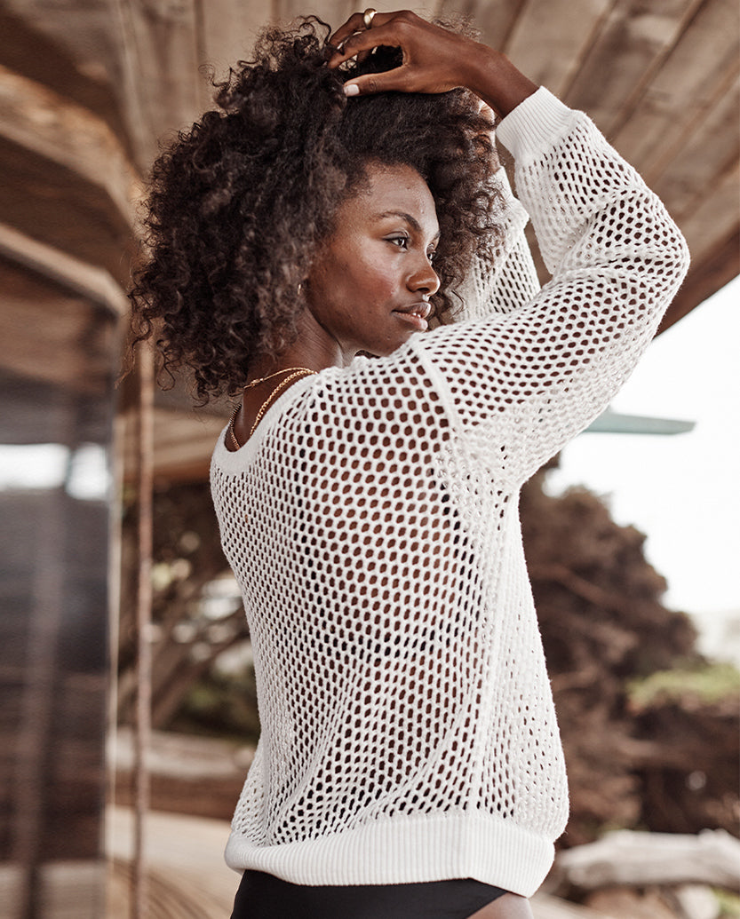 The Fishnet Crewneck Cover-Up - Main