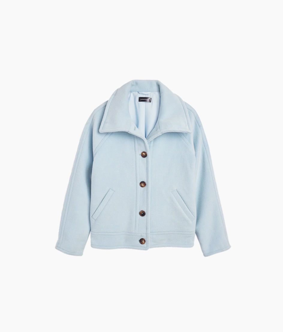 The Warmest Wool Short Coat - Frost