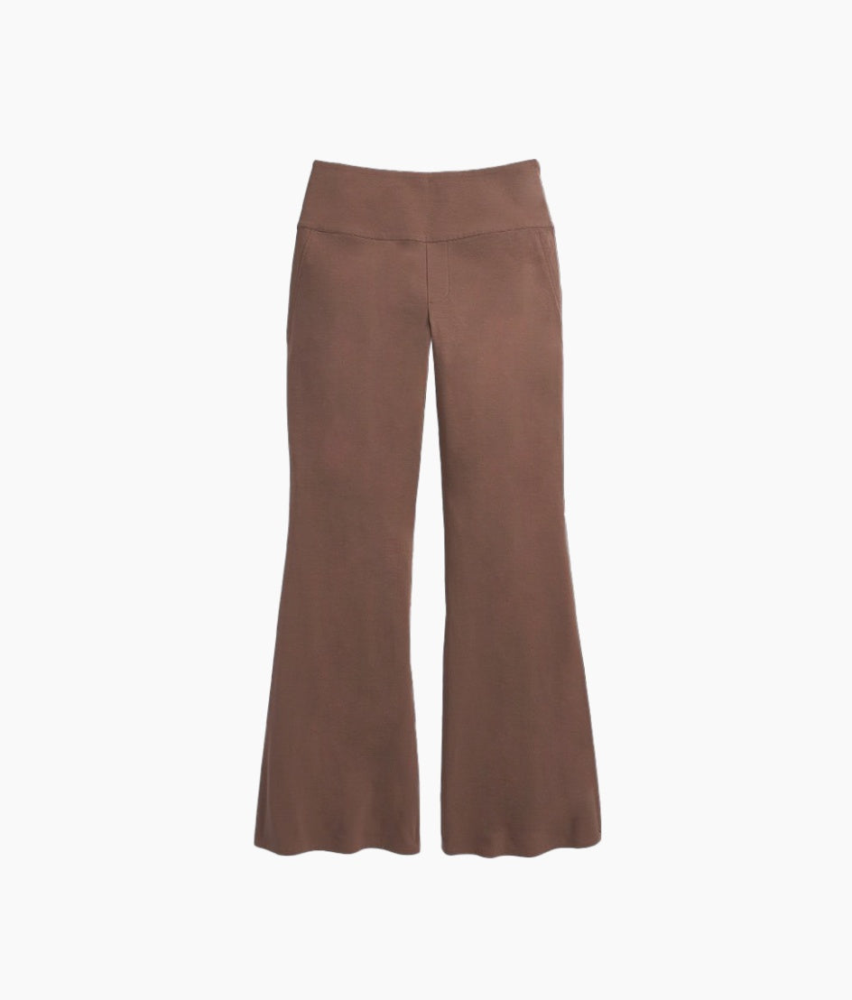 The Everyday High-Waist Flare Pant - Chocolate