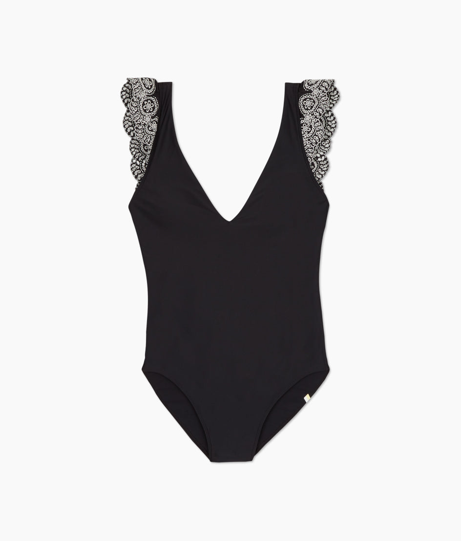 The Eyelet Ruffle Backflip - Sea Urchin