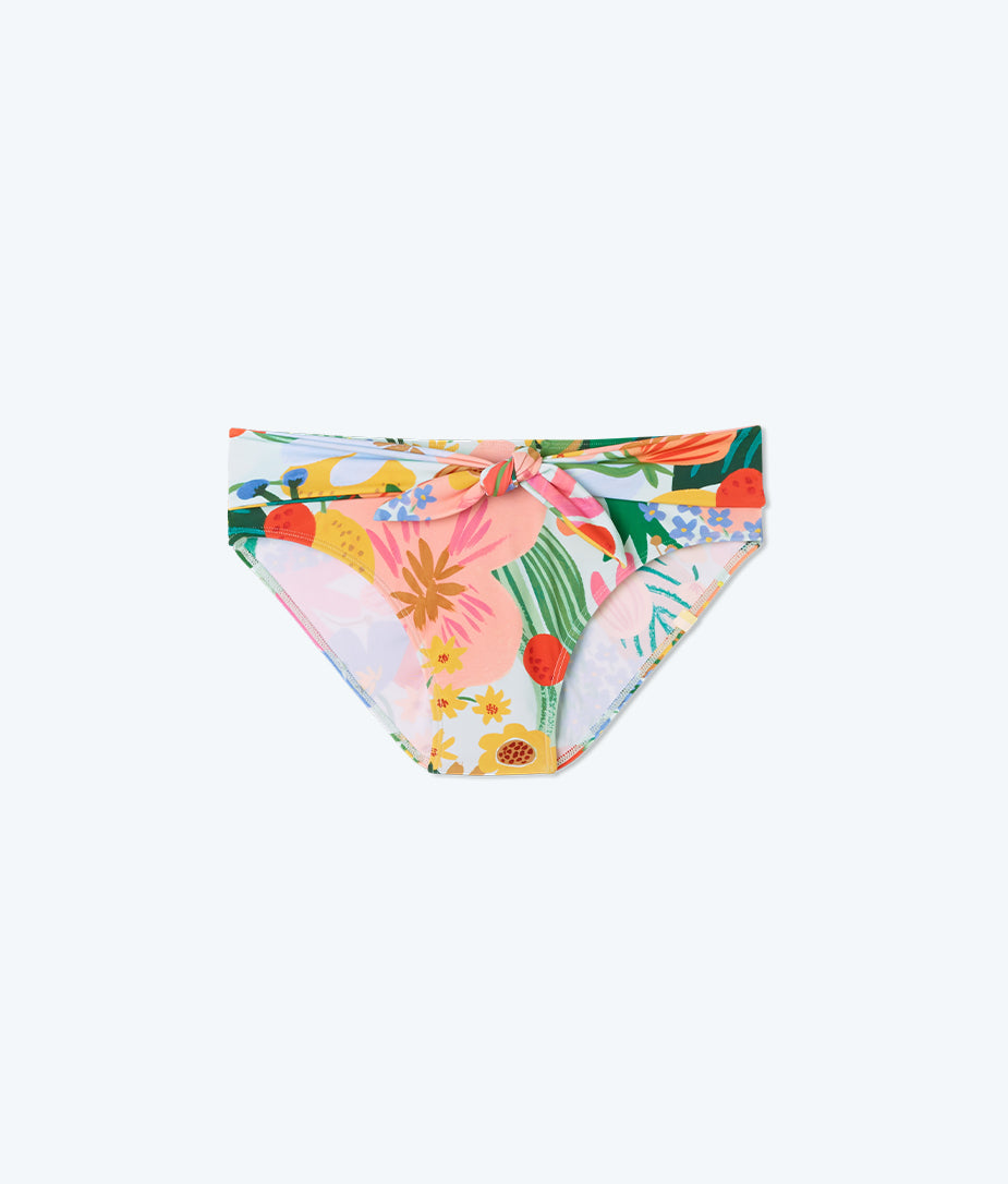 The Tie Belt High Leg Mid Rise Bottom - Sicily