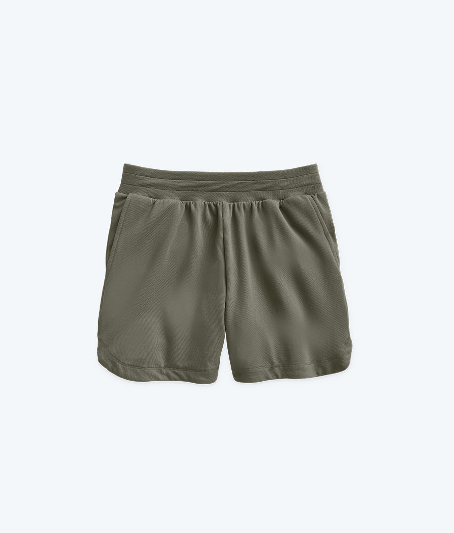 The Softest French Terry Pull-On Shorts - Agave