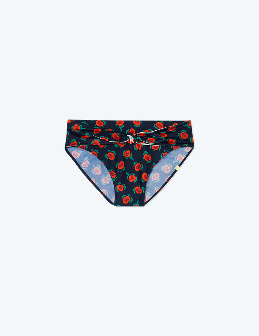 The Tie Belt High Leg Mid Rise Bottom - Main