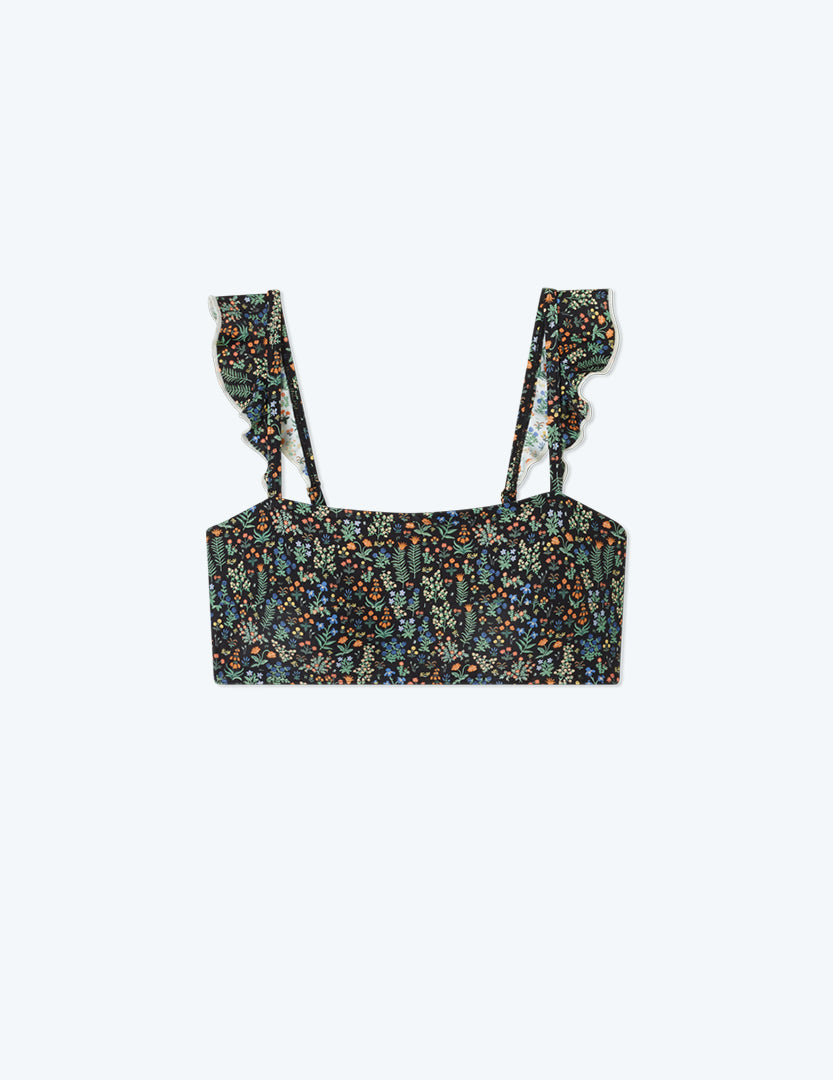 The Ruffle Oasis Bikini Top - Menagerie