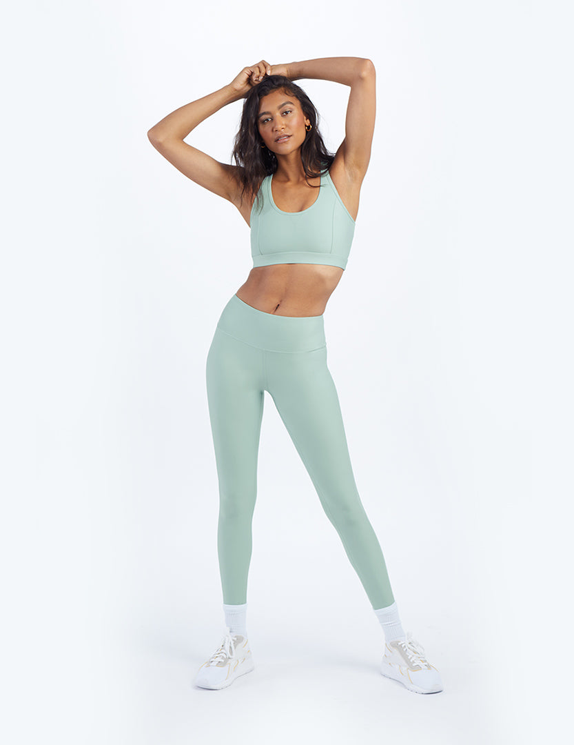 The Do-It-All High Rise 7/8 Leggings - Sage