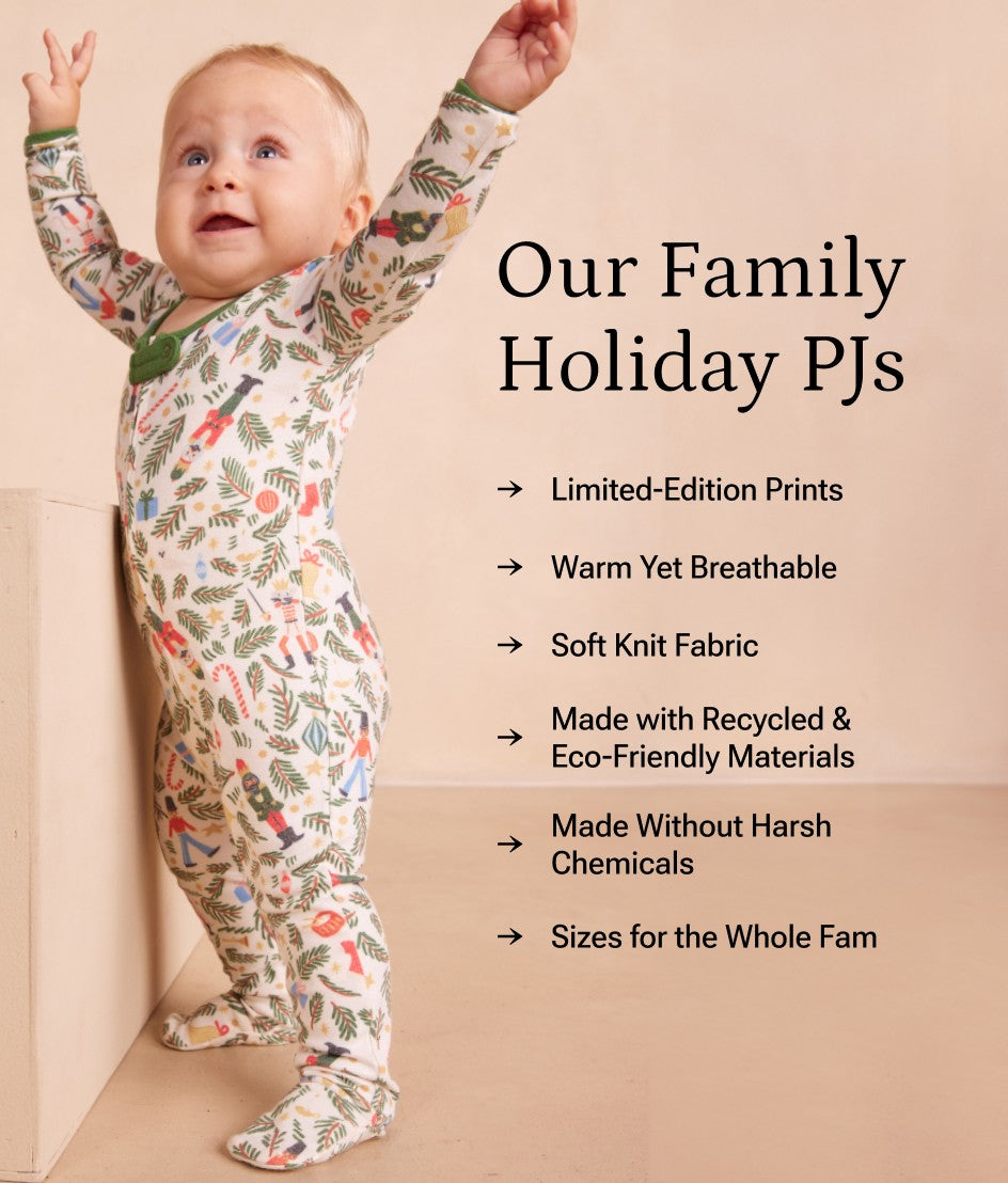 The Babiesâ Matching Family Pajama Zip Footie - Nutcracker Sweets