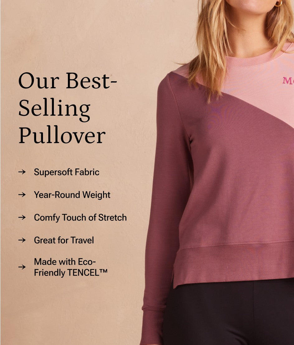 The Softest French Terry Pullover - Sea Urchin & Olive