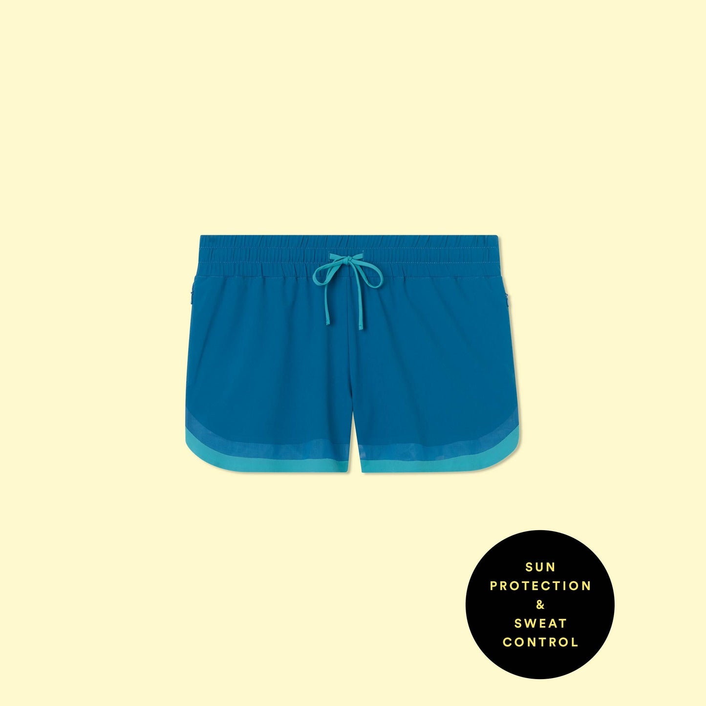 The Beyond the Lounge Chair Short - Pacific & Blue Lagoon