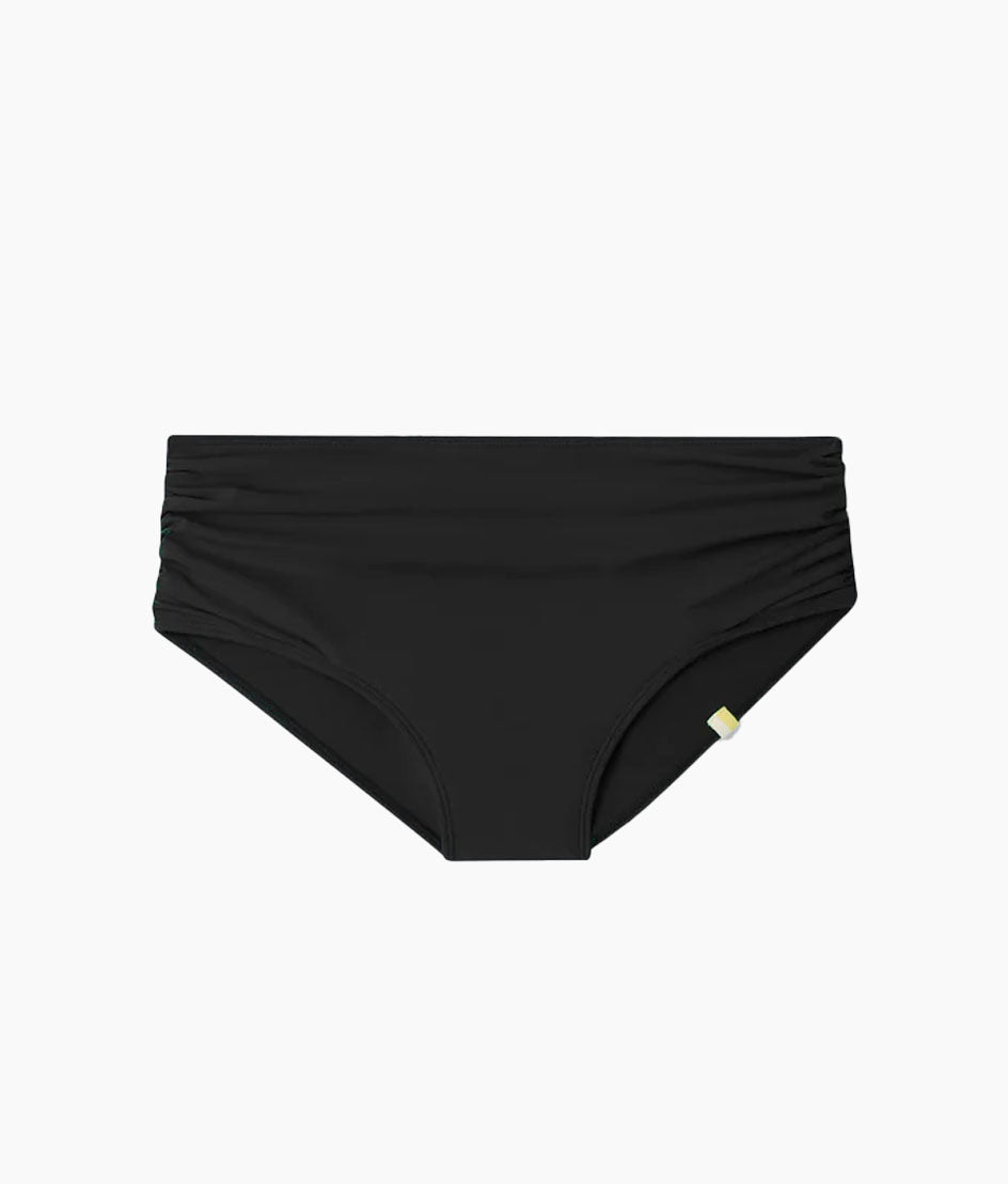 The Ruched High Leg High Rise Bottom - Sea Urchin