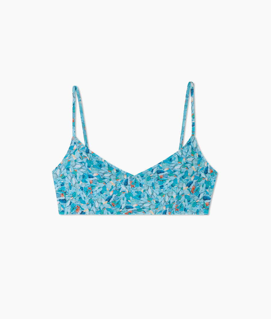 The Wanderlust Bikini Top - Blue Isle