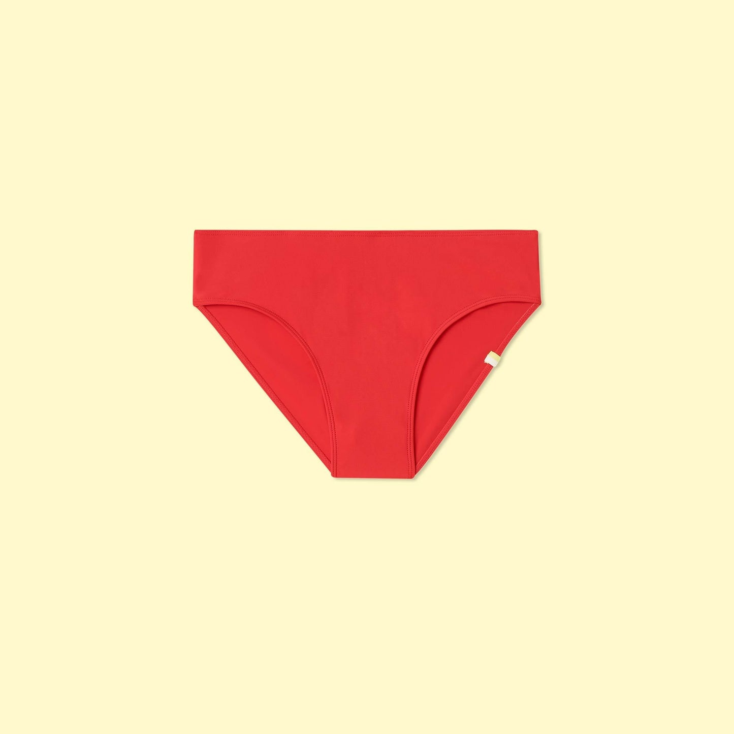 The High Leg Mid Rise Bikini Bottom - Grapefruit