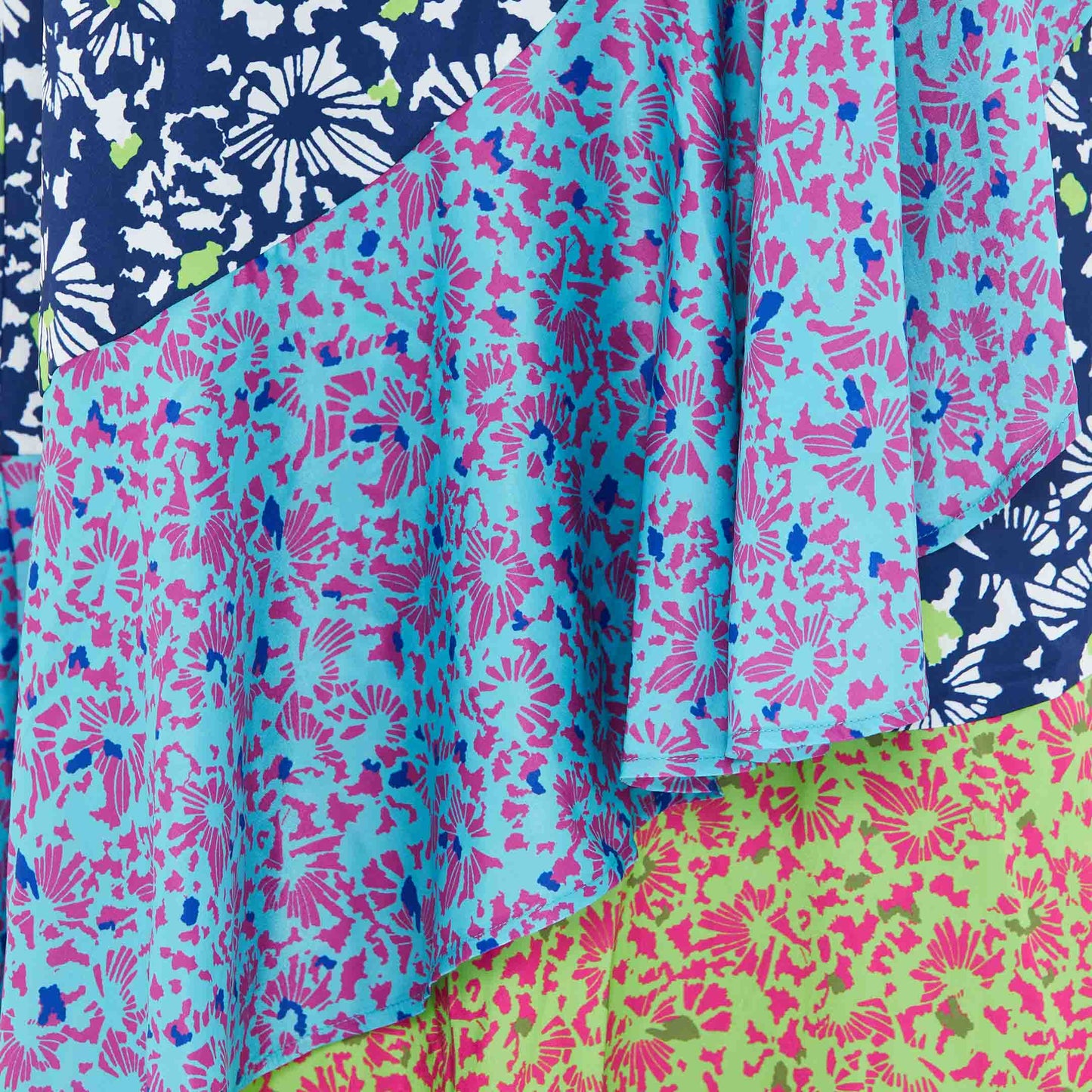 The Beach to Brunch Wrap Skirt - Multi Brushstroke