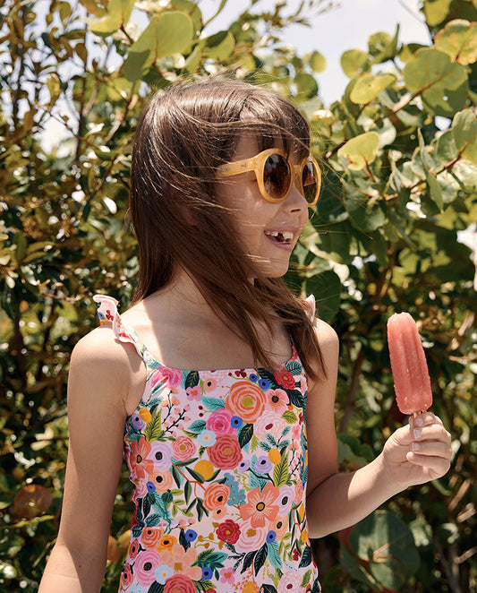 The Girlâs Ruffle One Piece - Garden Party