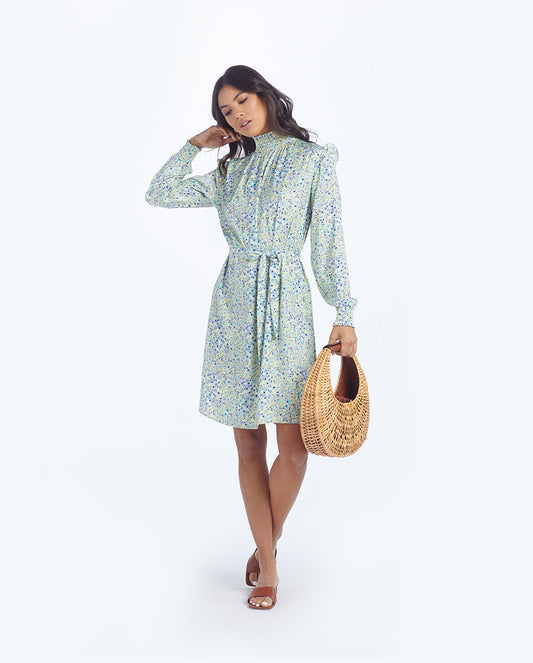 The All Dressed Up Mock Neck Dress - Main