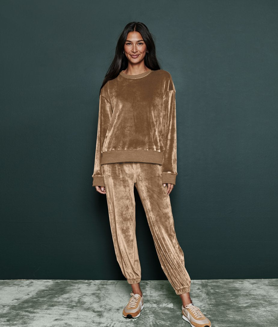 The Plush Velour Jogger - Main