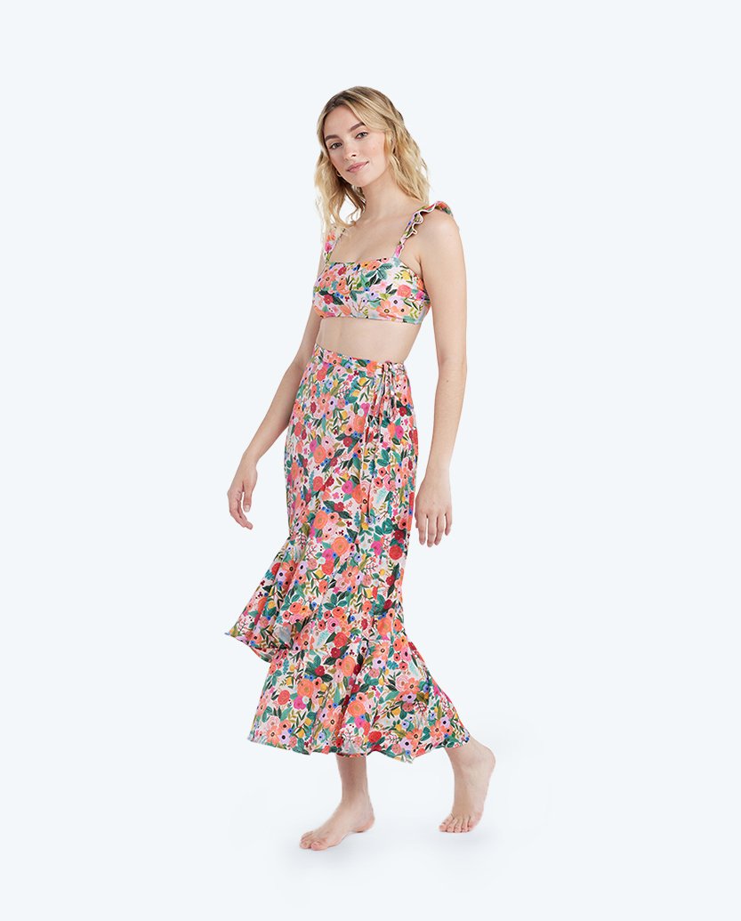 The Beach to Brunch Wrap Skirt - Main