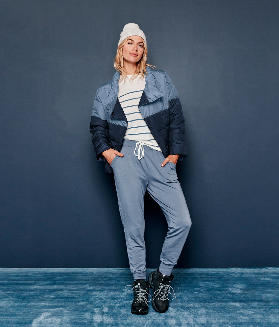 The Colorblock Eco Puffer Jacket - Main
