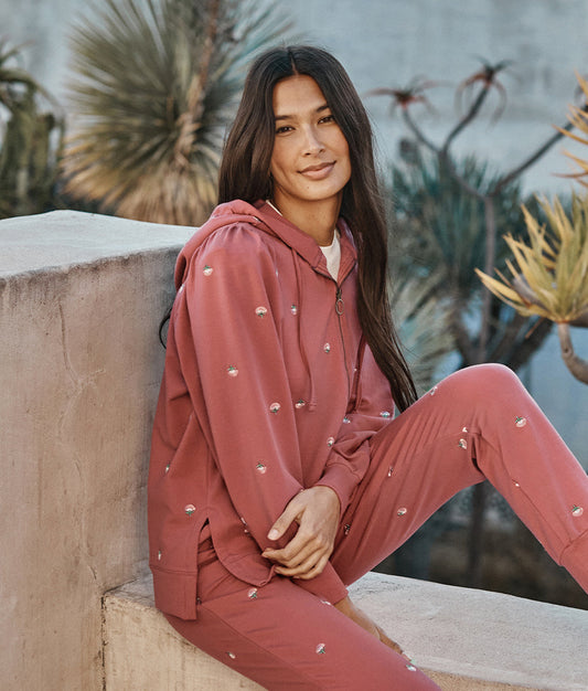 The Softest French Terry Puff-Sleeve Hoodie - Main
