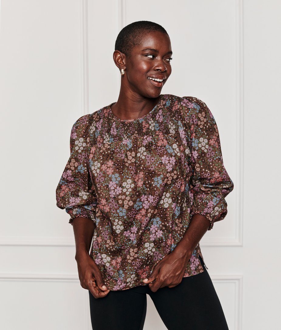 The Perfect Smocked Cotton Top - Main