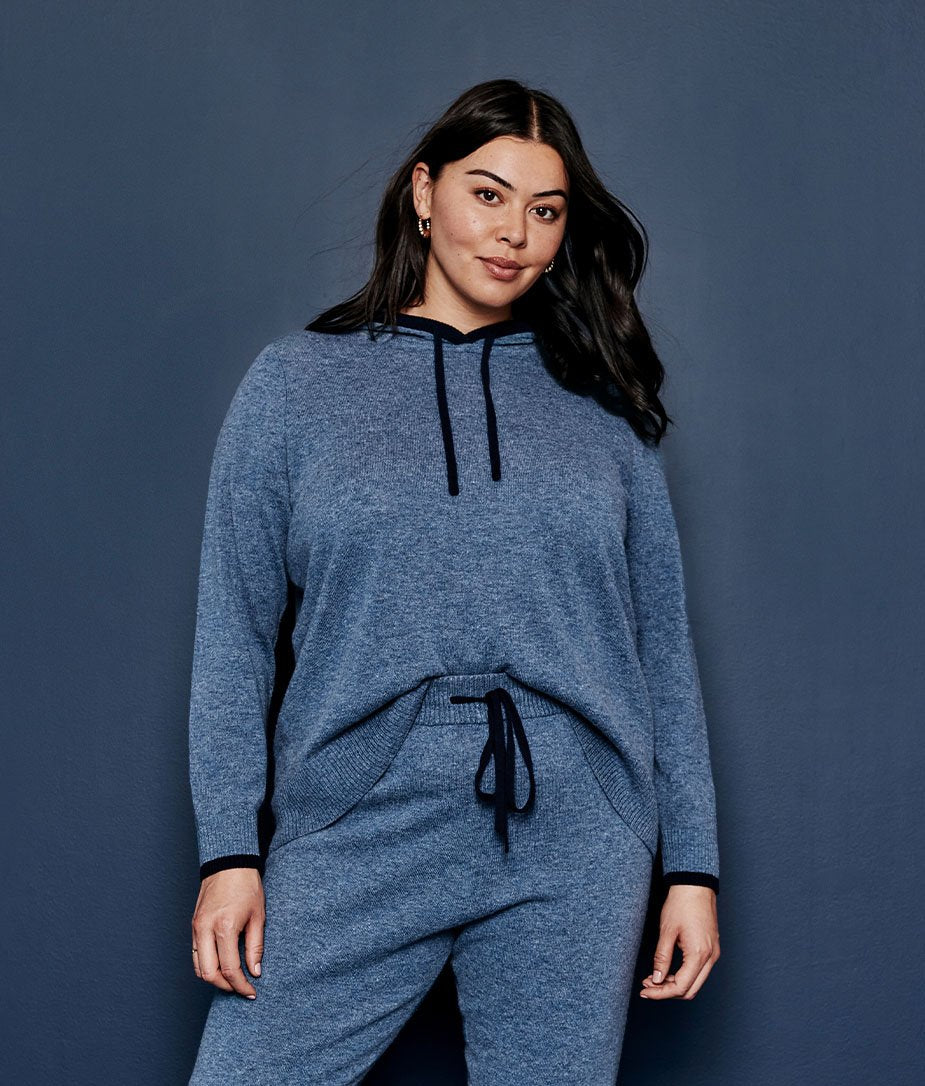 The Coziest Cashmere Blend Hoodie - Main