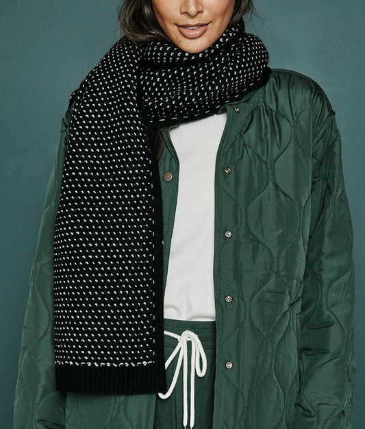 The Luxe Cashmere Blend Mix Stitch Scarf - Main