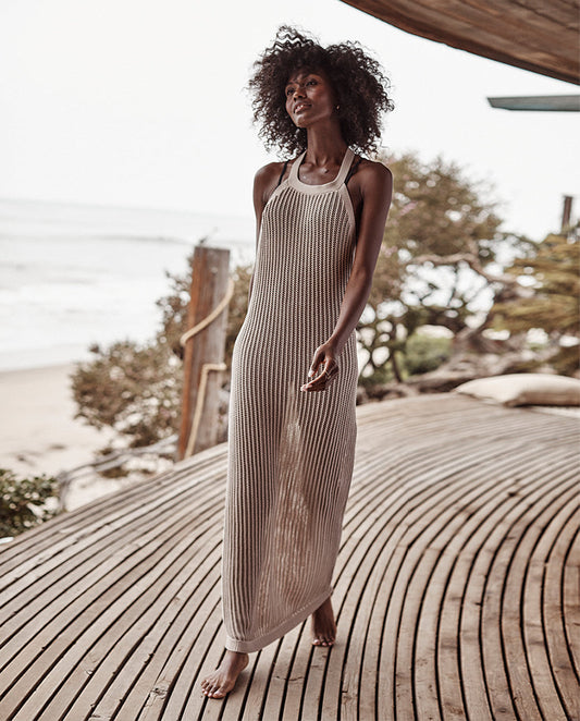 The Crochet Halter Dress - Main