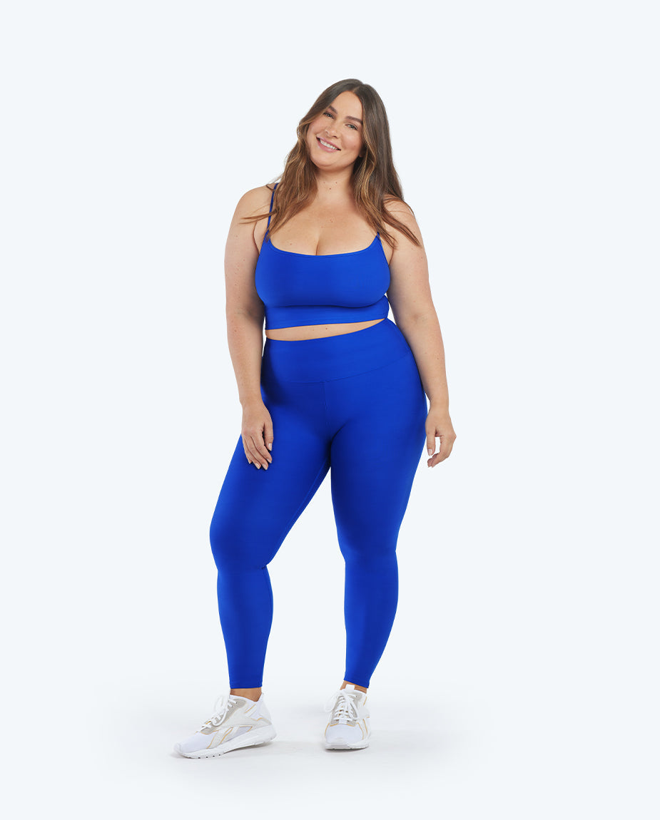 The Do-It-All High Rise Full Length Leggings - Electric