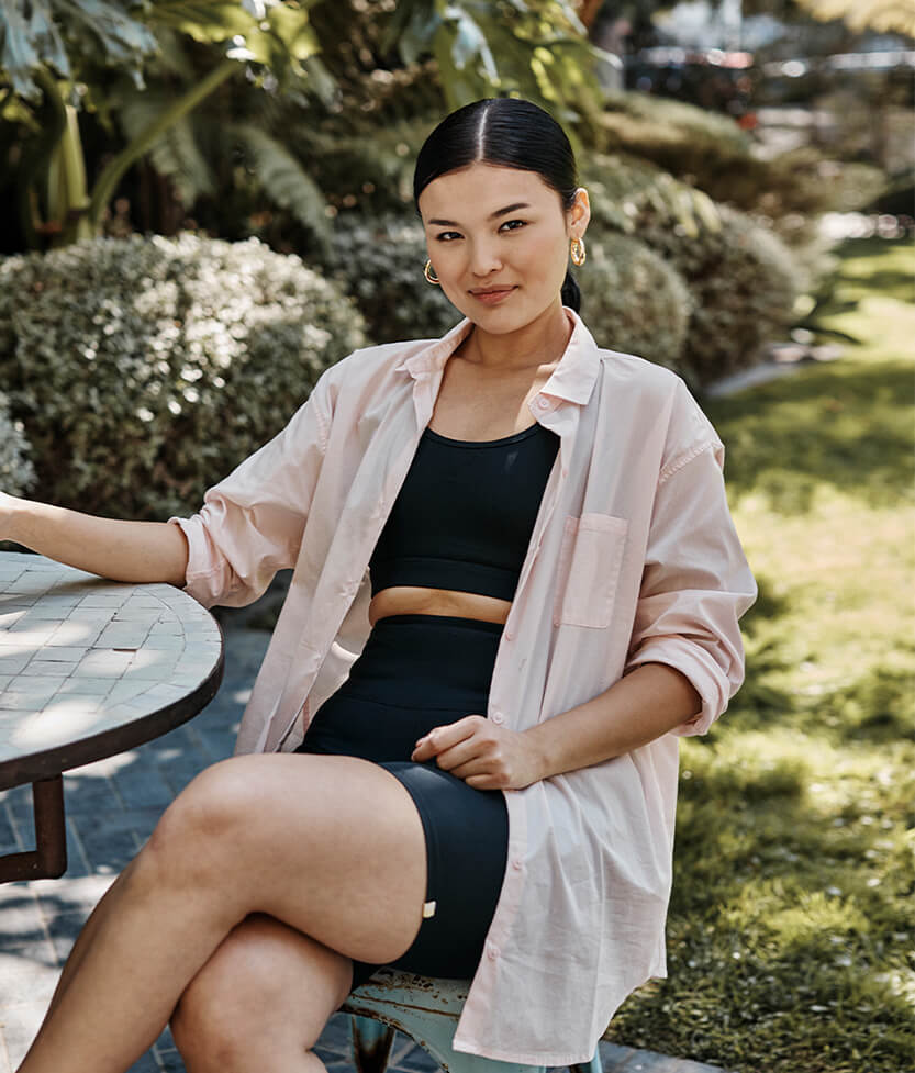 The Perfect Boyfriend Shirt - Blush