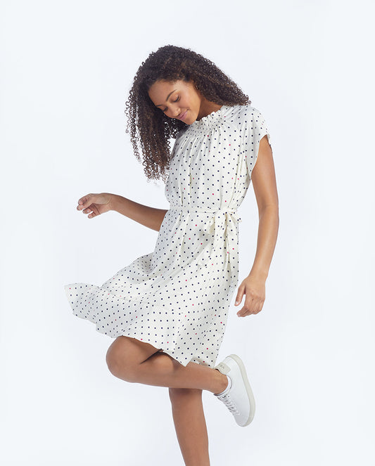 The Silky Flutter Sleeve Dress - Main