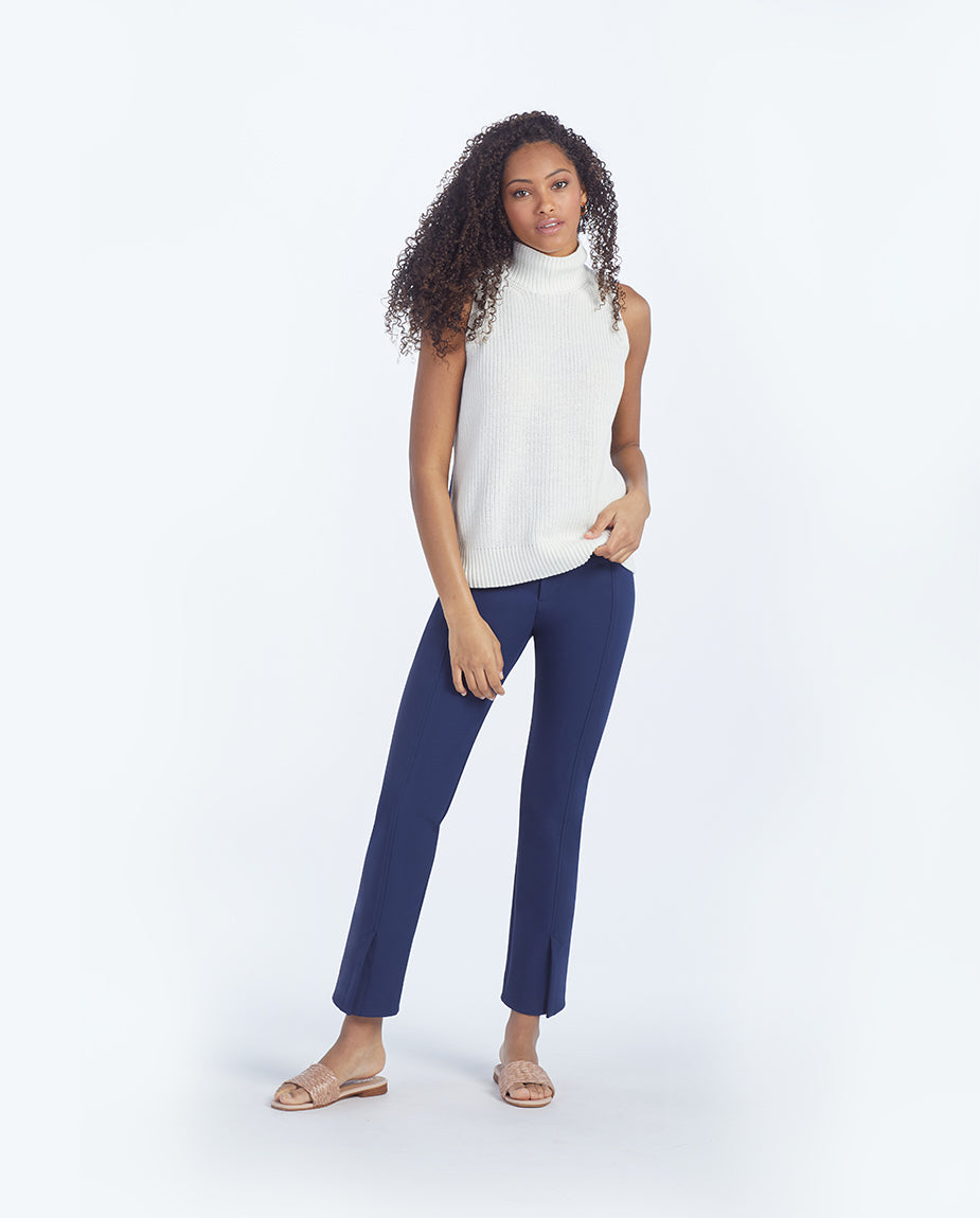 The Multitasking Slit Front Ankle Pant - Main