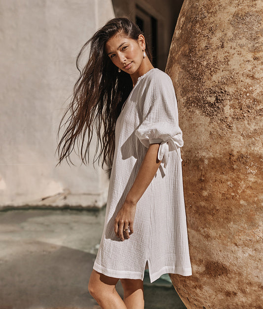 The Going Places Gauze Cover-Up Dress - Main