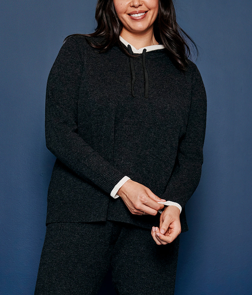 The Coziest Cashmere Blend Hoodie - Main