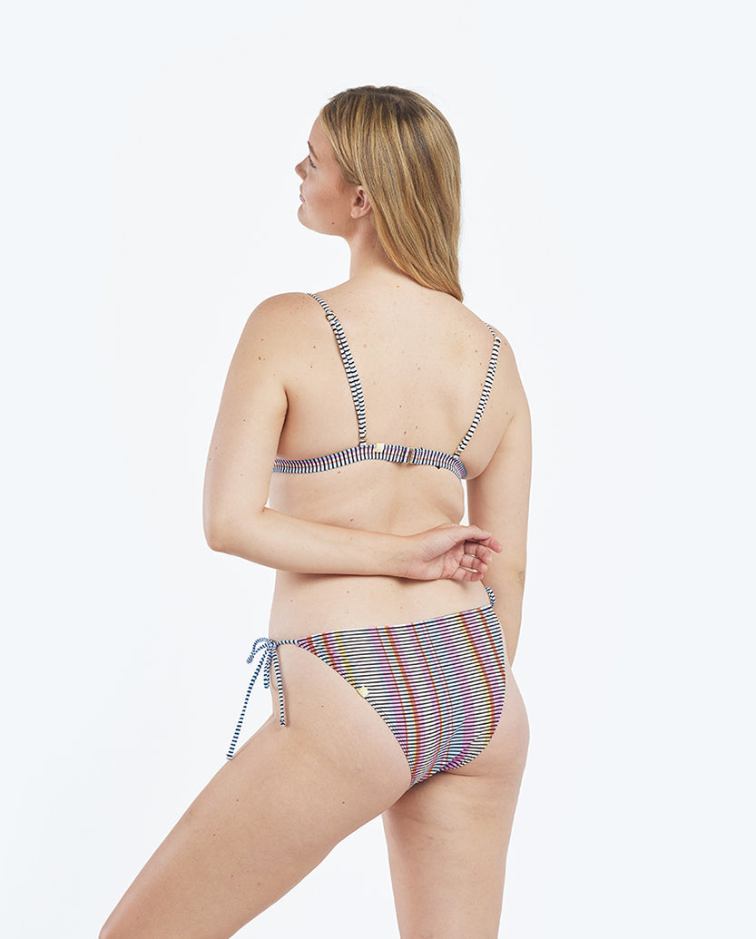 The Triangle Bikini Top - Mod Stripe