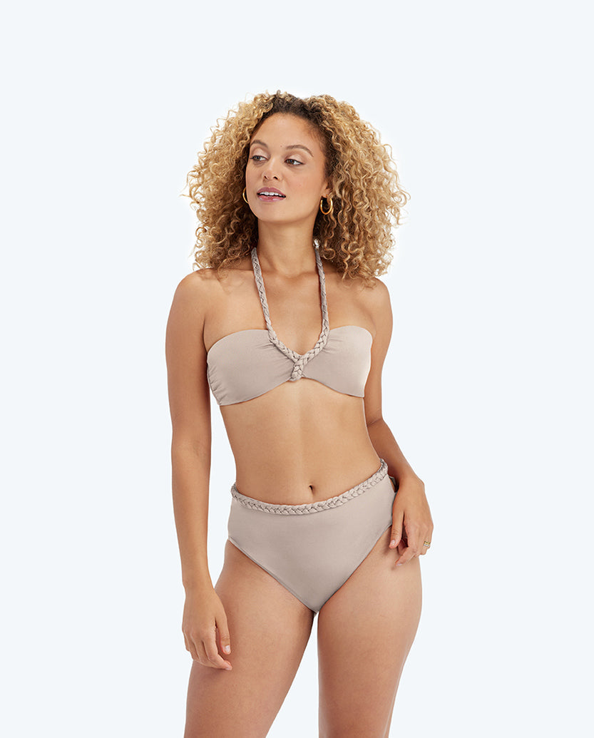 The Braided Bandeau Bikini Top - Main