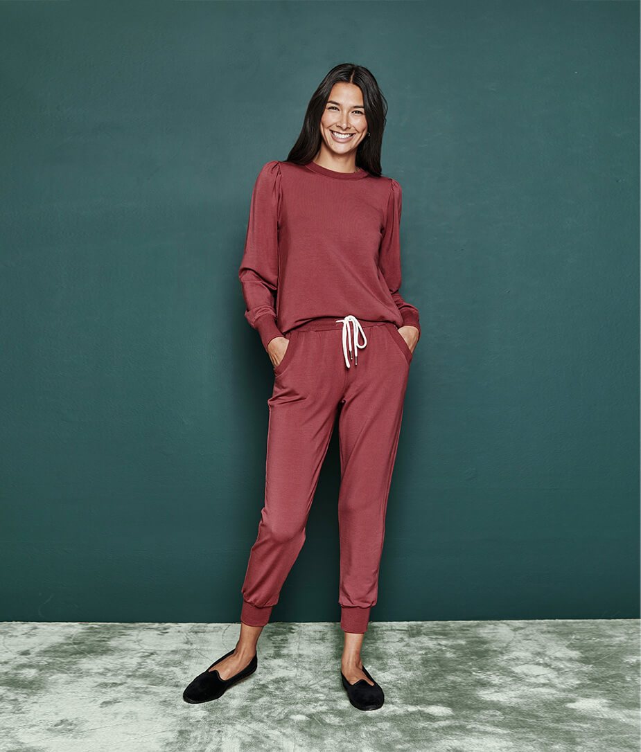 The Softest French Terry Puff Sleeve Pullover - Main
