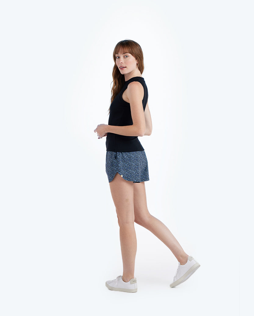 The On-The-Go Shorts - Mini Bloom in Sky & Blue Mountain