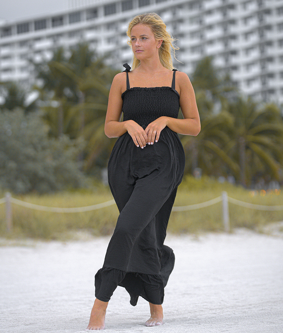 The Silky Luxe Smocked Maxi Dress - Main