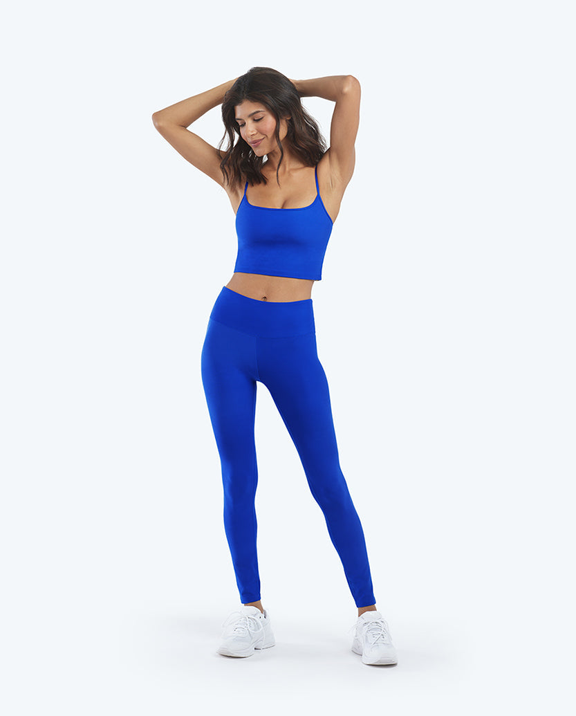 The Do-It-All High Rise Full Length Leggings - Electric