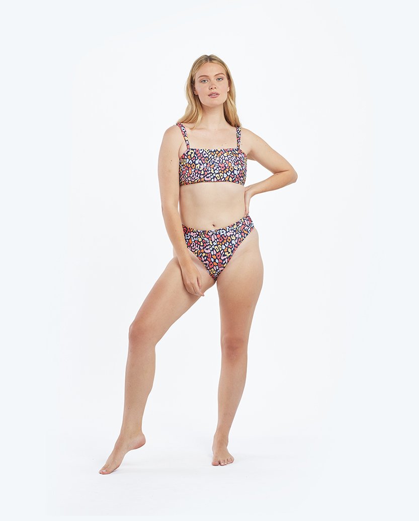 The Limited-Edition High Leg Mid Rise Bikini Bottom - Main
