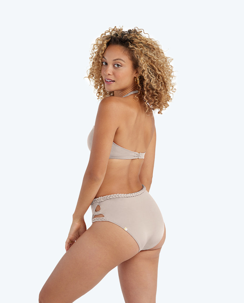The Braided High Leg High Rise Bottom - Main