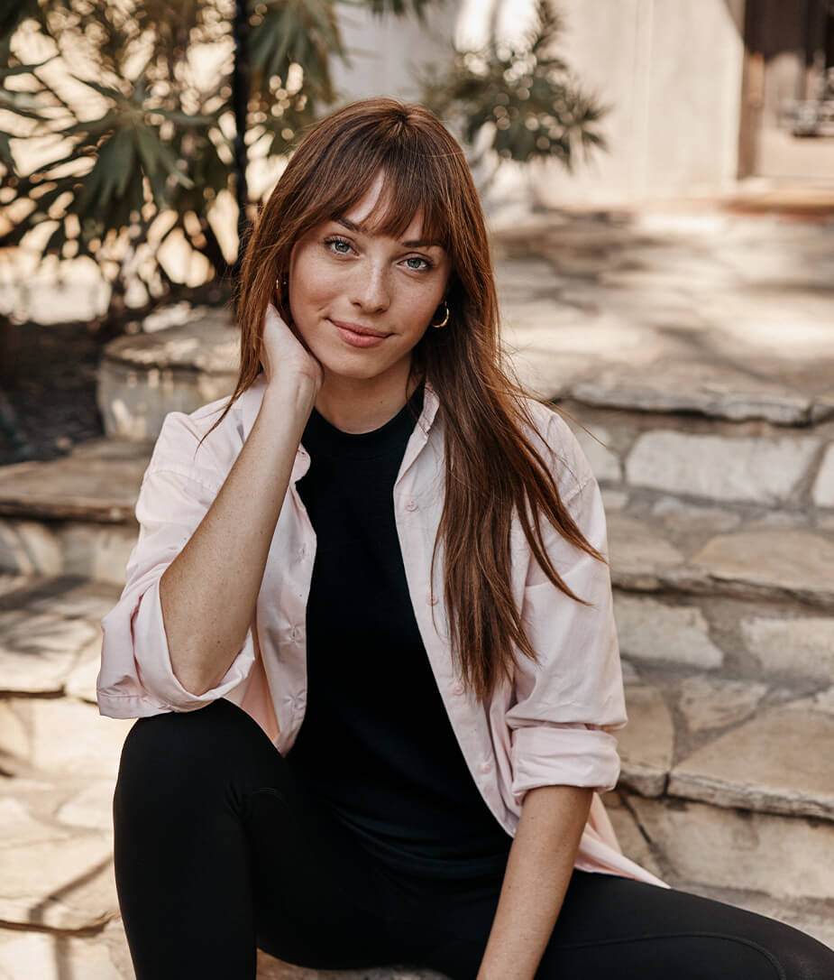 The Perfect Boyfriend Shirt - Blush
