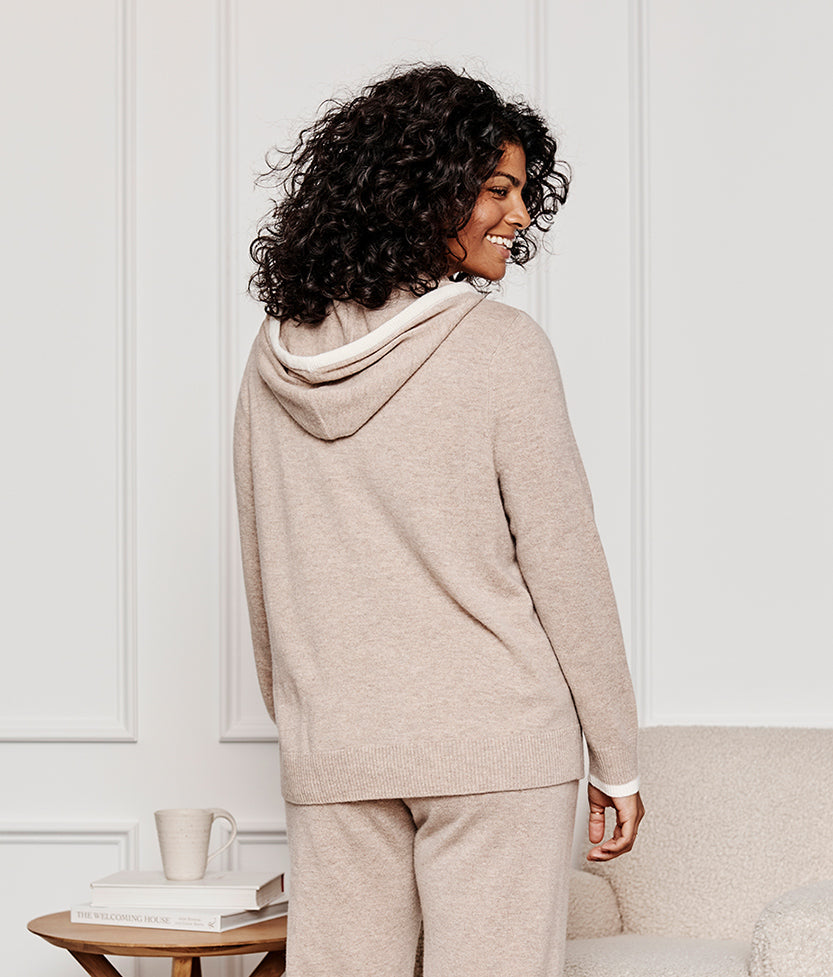 The Coziest Cashmere Blend Hoodie - Main