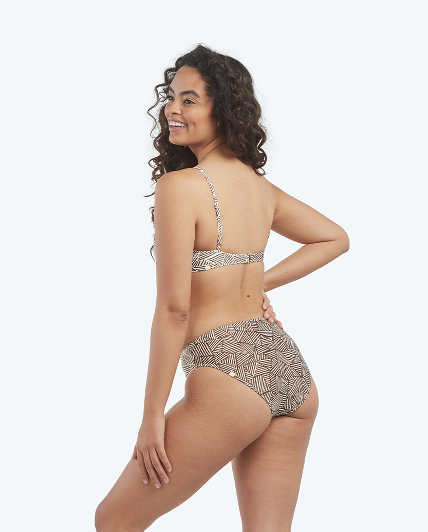 The Marina Bikini Top - Lines in the Sand
