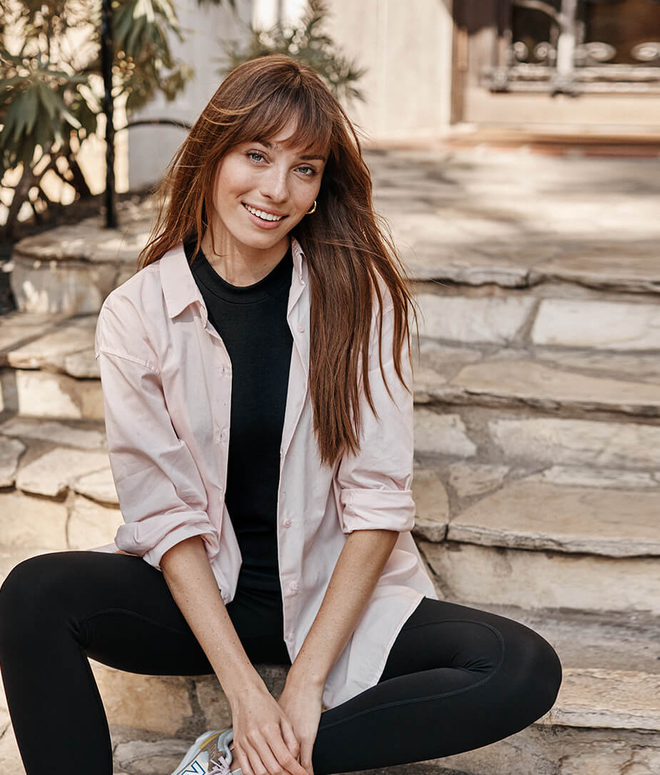 The Perfect Boyfriend Shirt - Blush
