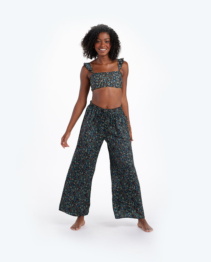 The Ruffle Oasis Bikini Top - Menagerie