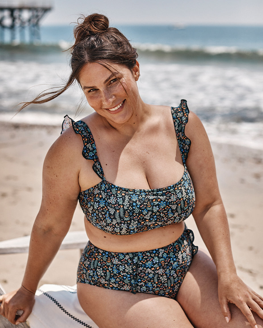 The Ruffle Oasis Bikini Top - Menagerie
