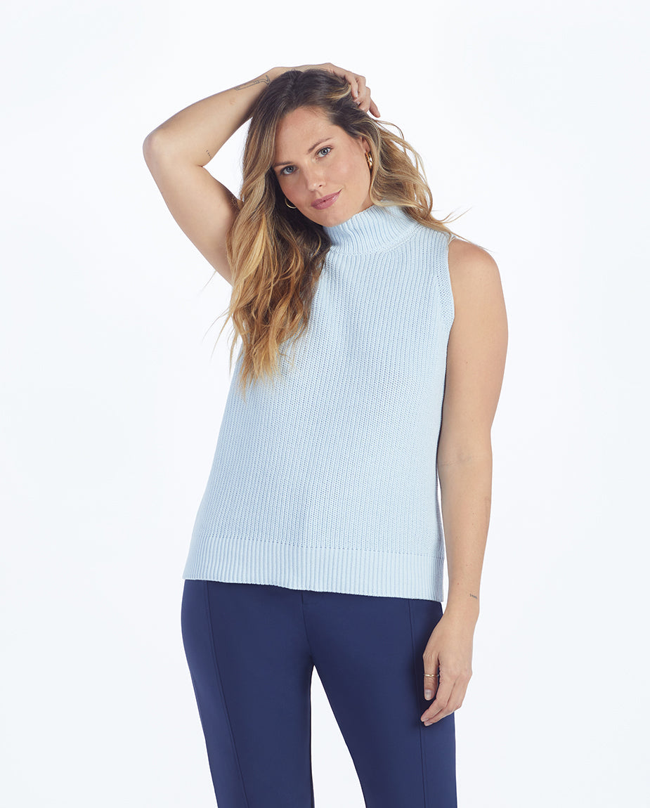 The High Neck Sweater Vest - Main